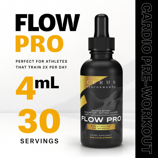 CERUS™ Flow – Stimulant-Free Cardiovascular Pre-Workout | Boosts VO₂ Max, Circulation & Breathing Efficiency | Arjuna Bark, Beetroot, Ashwagandha, Rhodiola & Cayenne | Enhance Endurance, Pacing & Recovery | 30 Servings
